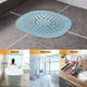 thumbnail image 4 of ¡Oferta! Tapa de silicona para desagües de ducha Dainzusyful, filtro para desagües de baño, colador de fregadero (azul), 4 of 7