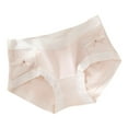 thumbnail image 2 of Gapacks Comfortable Women's Cotton Panties - Beige, Size M - Breathable, Skin-Friendly, Classic Bow Design, Seamless, Everyday Wear, Single Pack, 2 of 3