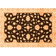 thumbnail image 1 of Ahgly Company Indoor Rectangle Oriental Orange Traditional Area Rugs, 8' x 10', 1 of 4
