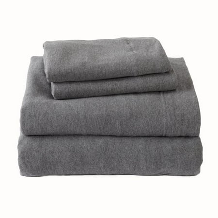 Union Rustic Matula Super Soft Heather Jersey Knit Solid Flannel Union Rustic Matula Super Soft Heather Jersey Knit Solid Flannel Sheet Set