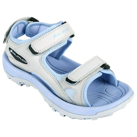 Orlimar Women's Hook and Loop Closure Spikeless Golf Sandal, 10 Medium Gry/Lilac