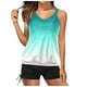 thumbnail image 1 of MKLEKYY Trajes De Baño Mujer Dos Piezas Tankini Women'S Swimwear Set Women'S Leisure Tankini Swimsuit Two Piece Tankini Set Summer Swimsuits For Women Tankini Top With Swimming Shorts, 1 of 4