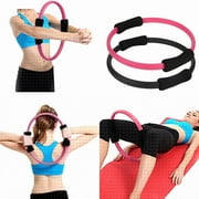 black Pilates Ring Magic Circle Dual Grip Sporting Goods Yoga Ring Exercise Fitness by YKS