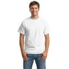 Hanes 6.1 oz. Beefy-T (5180) White, M (Pack of 4)