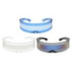 thumbnail image 1 of Paquete De 3 Divertidas Gafas de terre Con Visera Alienígena Rave, Unisex, Gafas De Tinte Espejadas, Disfraz, 1 of 9