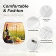 thumbnail image 4 of Bixox Women's Red Wine Glasses pattern 2 in 1 Running Shorts - Lightweight Athletic Workout Gym Yoga Shorts Liner with Pockets - Small, 4 of 7