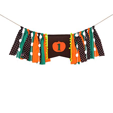 Pumpkin One Highchair Banner Thanksgiving Day Happy Fall Harvest Boy Girl First Birthday Party Decoration Walmart Canada