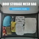 thumbnail image 2 of Accesorios interiores de coche de bolsillo de red de almacenamiento de techo de viaje de coche de capacidad de 8 kg Hugtrwg Para estrenar, 2 of 9