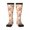 3 Black, variant on Xecao flowers and flying butterflies Print Compression Socks for Both Men And Women for Running, Travel, Flight, Nurse