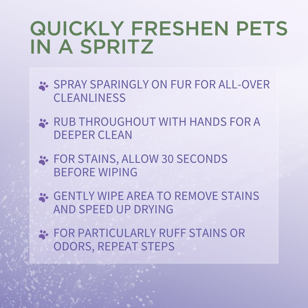 Citrus Magic Pet Small Pet Spritz Refresher, Odor Eliminator, and Conditioner, Furry Fresh, 4-Ounce