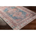 thumbnail image 5 of Mark&Day Washable Rugs, 6x9 McCordsville Traditional Coral Area Rug, Pink Blue Carpet for Living Room, Bedroom or Kitchen (6'7" x 9', Machine Washable), 5 of 10