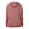thumbnail image 5 of Aricy Hoodies Knit Sweatshirts for Women Loose Soft Fall Hoodies Long Sleeve Solid Color Pullover Winter Tops Outerwear Fall Clothing with Pockets, 5 of 6