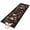 Black, variant on Navy Blue Flowers 2'x6' Runner Rugs for Hallway Kitchen Bedside Non Slip Washable, Spring Vintage Floral Leaves Farmhouse Entryway Rug Runners with Rubber Backing, Long Carpet Runner for Laundry Room