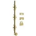 thumbnail image 4 of idh by St. Simons Solid Brass 12'' Heavy Duty Surface Bolt with Round Knob, 4 of 7