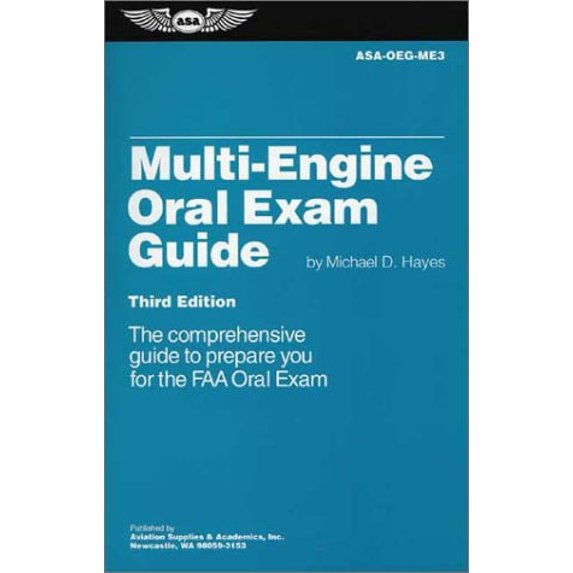 Pre-Owned Multi-Engine Oral Exam Guide (Oral Exam Guide series) (Paperback) 1560274034 9781560274032