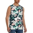 thumbnail image 2 of Pofeuu Cute Poodle Dog Print Men's Muscle T-Shirt, Sleeveless, Muscle Tank, Classic Muscle Tee Top For Men Casual Sleeveless Muscle T-Shirt Trendy Clothes-X-Large, 2 of 7