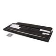 thumbnail image 3 of Crown Mark Erin Upholstered Panel Bed in Black, King, 3 of 5