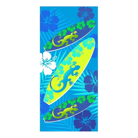 Weloille Cartoons Bath Towel Absorbent and Quick Drying Swimming Beach Towel Ultra-fine Fiber Active Printed Towel (59.05x27.55in)