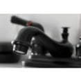 thumbnail image 4 of Kingston Brass KB600NML Restoration 4 in. Centerset Bathroom Faucet, Matte Black, 4 of 5