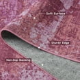 thumbnail image 5 of Lochas Fluffy Area Rug Modern Abstract Rugs Soft Carpet for Living Room Bedroom Home Decor,6'x9',Pink, 5 of 7