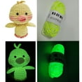 thumbnail image 5 of Litrail 2 Rolls Glow in the Dark Yarn, 174ft Polyester Yarn for Crochet Knitting & DIY Crafts, Multicolor, 5 of 6