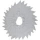 thumbnail image 4 of 10 m/32 pies 36 piezas banderines triangulares blancos boda doble capa tela banderines pancarta guirnaldas, 4 of 5