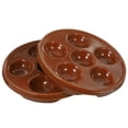 thumbnail image 4 of Miangastore 2Pcs Ceramic Baking Pan Escargot Baking Plate Conch Plate Household Tableware, 4 of 8