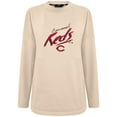 thumbnail image 2 of Women's Levelwear Khaki Cincinnati Reds Oversized Beaudry Sizzle Top, 2 of 3