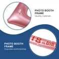 thumbnail image 5 of QUMIIRITY 1Ud Marco Para Fotos Inflable En Oro Rosa De PVC Ideal Para Momentos Especiales En Cumpleaños, 5 of 5