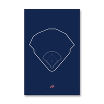 Atlanta Braves SunTrust Park 11" x 17" Ballpark Outline Art Poster