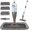 Gray, variant on Mop for Floor Cleaning with Washable Pads - Microfiber Wet Dry Mop with 800 ml Refillable Bottle,Dust Mops with Sprayer for Hardwood Laminate Vinyl Tile