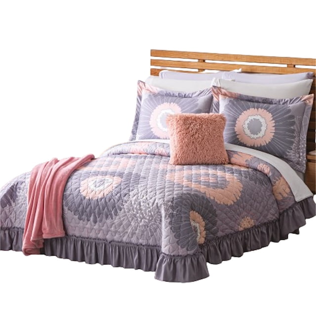 Colcha con funda Colchas Concord Florencia Microfibra Individual 166x230 cm