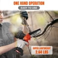 thumbnail image 4 of Mini Chainsaw Cordless 6-Inch with 2 Battery, Brushless Motor, One-Handed, Portable Electric Chain Saw for Wood Cutting Tree Trimming, With Complete Chainsaw Kit, 4 of 9