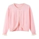 thumbnail image 1 of Gibobby Chamarra de forro polar para niños y niñasChaqueta para niñas pequeñas, abrigos tipo cárdigan de punto con cuello para niños pequeños, primavera (Rosa, 6-7 Años), 1 of 5