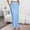Light Blue, variant on YSUEJPF Women's Satin Skirt High Waisted Maxi Skirts Work Office Party Long Skirt with Pockets