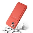 thumbnail image 3 of Allytech Case Compatible with iPhone 13, [Card Holder] [Soft TPU] [Ultra Slim & Lightweight] Shockproof Anti-Fingerprint Case for iPhone 13 - Rose, 3 of 7