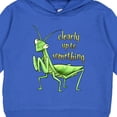 thumbnail image 3 of Inktastic Praying Mantis Clearly Up to Something Toddler Hoodie, 3 of 4