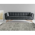 thumbnail image 2 of Linon Platinum Area Rug Collection, Gray and Black, 5' x 7'6", 2 of 3