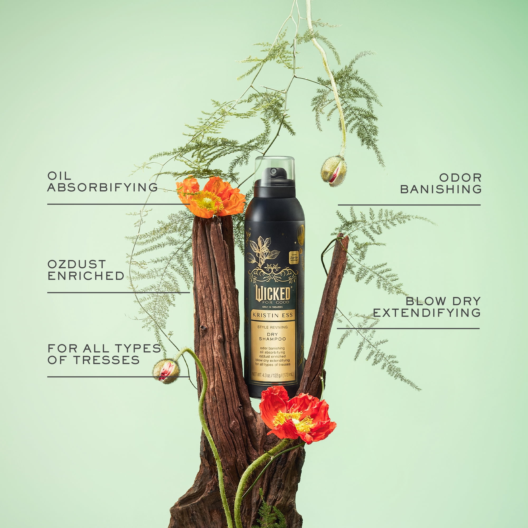 Kristin Ess Limited Edition Wicked Dry Shampoo and Texture Spray, 4.3oz