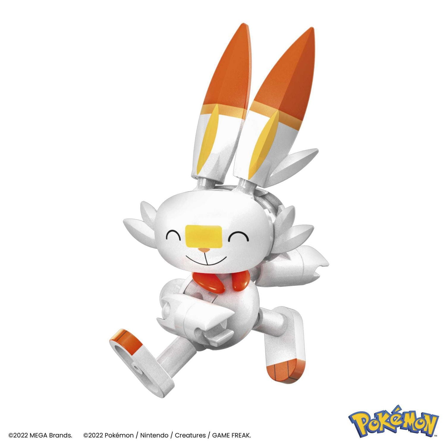 Pokémon Action Figure Building Set, Buildable and Posable Scorbunny
