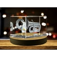 thumbnail image 2 of Tuba 3D Engraved Crystal 3D Engraved Crystal Keepsake/Gift/Decor/Collectible/Souvenir, 2 of 6