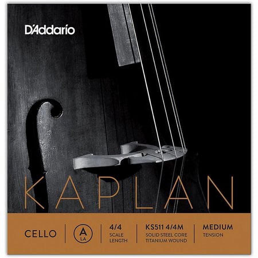D'Addario KS511 Kaplan Solutions 4/4 Size Cello A String 4/4 Size Medium