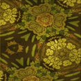 thumbnail image 1 of Ahgly Tapis d'Intérieur Lavable en Machine Carré Rouge Nuit Transitionnel, 7 Pieds Carré, 1 of 7