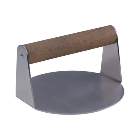 

Hvacstar Smash Burger Press for Griddle 5.5 Inch Round Type Hamburger Patty Maker Stainless Steel Meat Flattener Tool