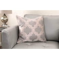 thumbnail image 2 of Aria Feather and Down Throw Pillow In Dove Jacquard Fabric, 2 of 2