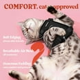 thumbnail image 5 of rabbitgoo Cat Harness and Leash for Walking, Escape Proof Soft Adjustable Vest Harnesses for Cats, Easy Control Breathable Reflective Strips Jacket, Black, 5 of 11