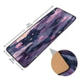 thumbnail image 2 of Long Floor Mat Hallway Carpet 72x24 Inch Area Carpet Non-slip Entrance Carpet Washable Door Mat Kitchen Bedroom Living Room Purple Beautiful Flowers, 2 of 7
