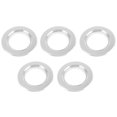 thumbnail image 4 of 5PCS Birds Breeding Box Anti-bite Ring Wood Box Hole Birds Nest Accessory Silver, 4 of 9