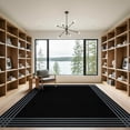thumbnail image 2 of ODIKA Alfombras Symmetrical Finish Para Habitacion Alfombra Bedside Non-Slip Chair-Friendly for Dining Room, Basement, Large Office, 2 of 7