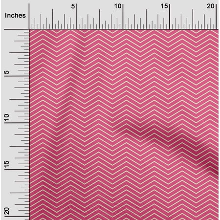 oneOone Cotton Poplin Pink Fabric Ethnic Block Sewing Material Print Fabric By The Yard 56 Inch Wide
